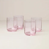 Tuscany Stackable Blush Tall Glasses, Set of 4