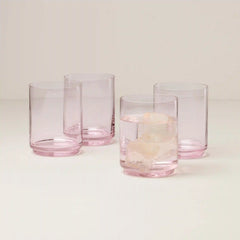 Tuscany Stackable Blush Tall Glasses, Set of 4