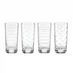 Mingle Highball Glasses, Set of 4
