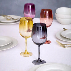 Golden Hour All-Purpose Wine Glasses, Set of 4