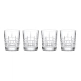 Deklan Crystal Double Old-Fashioned Glasses, Set of 4