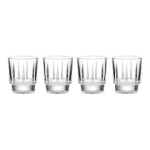 Estate Crystal Double Old-Fashioned Glasses, Set of 4
