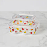 Tutti Fruity 4-Piece Serve & Store Dish Set