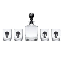 Vintro Halloween Skeleton 5-Piece Whiskey Set