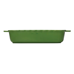 Evergreen Rectangular Scallop Baking Dish