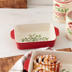 Holiday Rectangular Mini Baking Dish