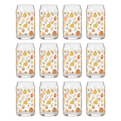 Harvest Can Cooler Glasses, Set of 12