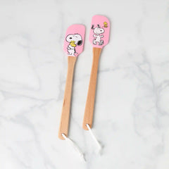 Chef Snoopy Pink Spatulas, Set of 2