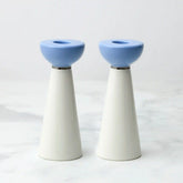 Oak Street Candlestick Holders, Set of 2