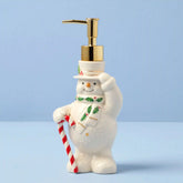 Happy Holly Days Snowman Soap Dispenser