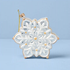 Blown Glass Snowflake Ornament