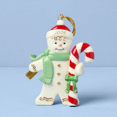 2026 Gingerbread with Candy Cane Ornament