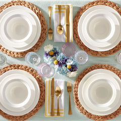 Studio 1414 Rimmed 16-Piece Dinnerware Set