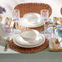 Studio 1414 Rimmed 16-Piece Dinnerware Set