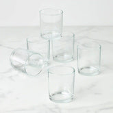 24 Seven Clear Medium Tumblers, Set of 6