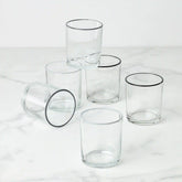 24 Seven Pumice Medium Tumblers, Set of 6
