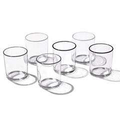 24 Seven Pumice Medium Tumblers, Set of 6