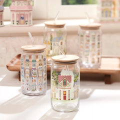 Lenox Spice Village Can Cooler Glasses, Set of 2