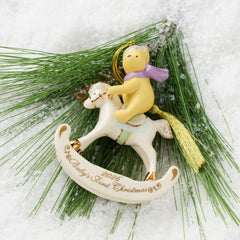 2026 Winnie The Pooh Babys 1st Christmas Ornament