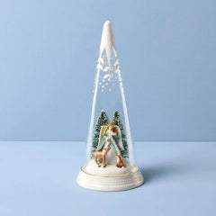 Merry & Magical Glass Lit Scene Angel