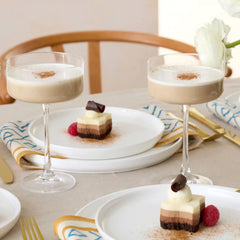 Modern White 24-Piece Dinnerware Set