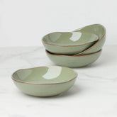 Organic Shades Sage Green Pasta Bowls, Set of 4