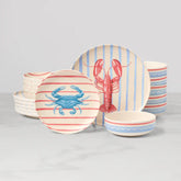 24 Seven Melamine Wharfside 18-Piece Dinnerware Set