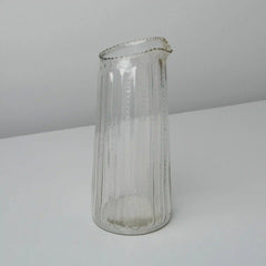 Ruffle Glass Lines Carafe