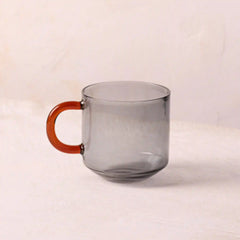 Niko Black Glass Mug