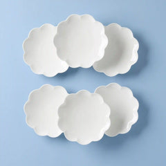 Studio 1414 Scallop Accent Plates, Set of 6
