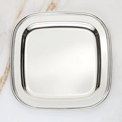 Derby Silverplate Square Tray