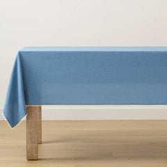 French Perle Solid Periwinkle 60x120 Tablecloth