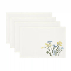 Wildflowers Border Placemats, Set of 4