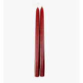 Dripless Rust 12 Taper Candles, Set of 2