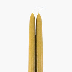 Dripless Chartreuse 12 Taper Candles, Set of 2