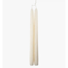Dripless White 12 Taper Candles, Set of 2