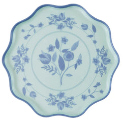 Vintage Botanical Reusable Large Plates, Set of 4