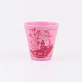Pink Vintage Botanical Reusable Cups, Set of 4