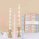 Floral Table Candles, Set of 8