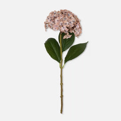 Artificial Real Touch Antique Blush Hydrangea Stem