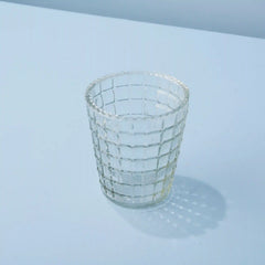 Ruffle Glass Lattice Tumblers, Set of 4