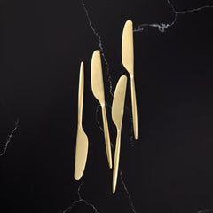 Gaze Champagne Satin Spreaders, Set of 4