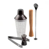 Black Mixology 5-Piece Tool Set