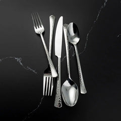Reagan Hammered 20-Piece Flatware Set