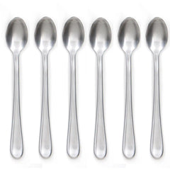 Malibu Satin Iced Tea Spoons, Set Of 6