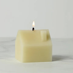 Iconic Cream Small House Candle