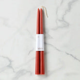 Dipped Clay 12 Taper Candle, Set of 2