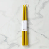 Dipped Citrine 12 Taper Candle, Set of 2