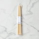 Dipped Parchment 12 Taper Candle, Set of 2