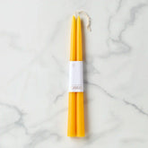 Dipped Saffron12 Taper Candle, Set of 2